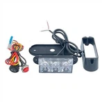 Luz estroboscópica multicor 3 LEDs